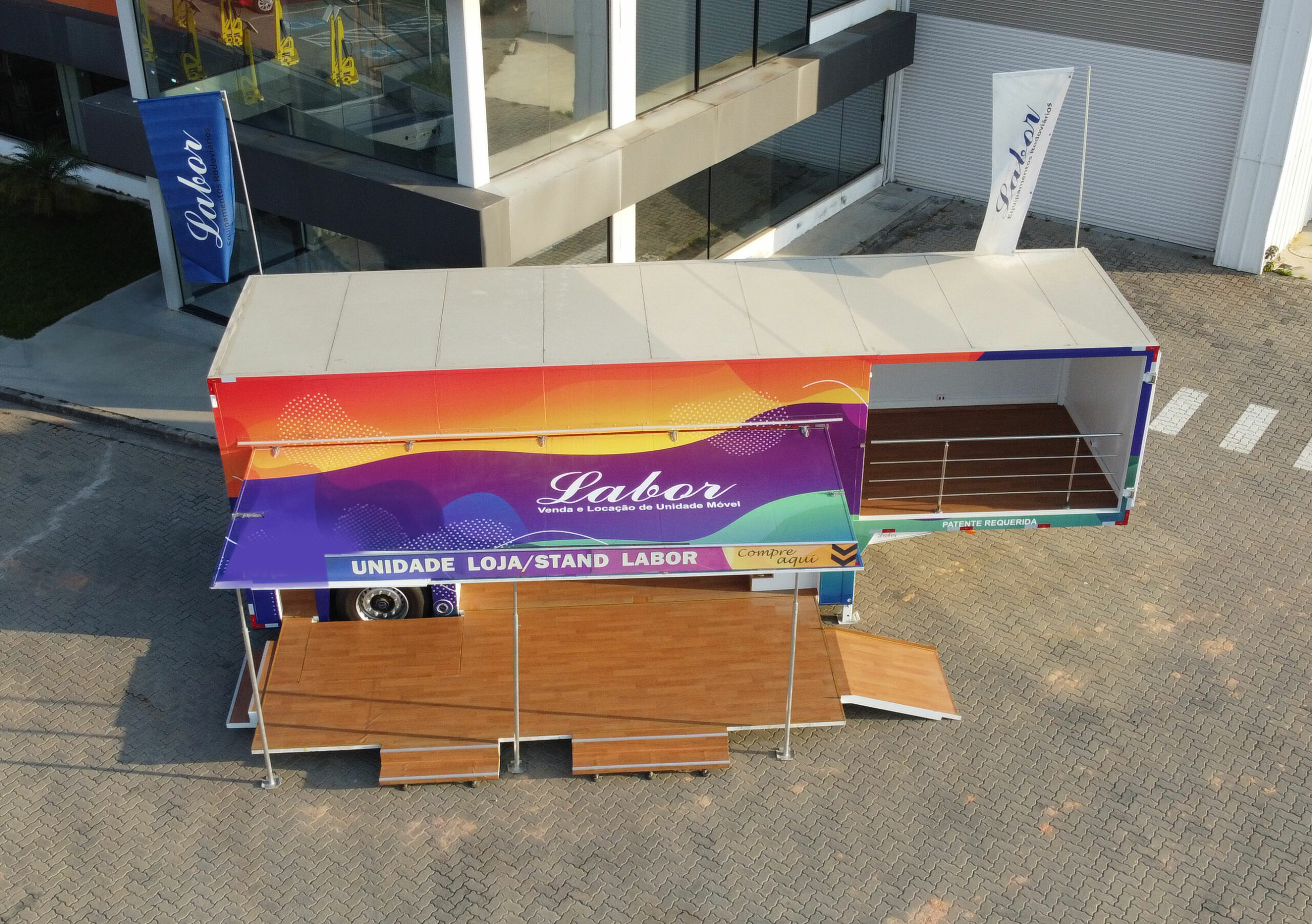 Estrutura premium para showroom