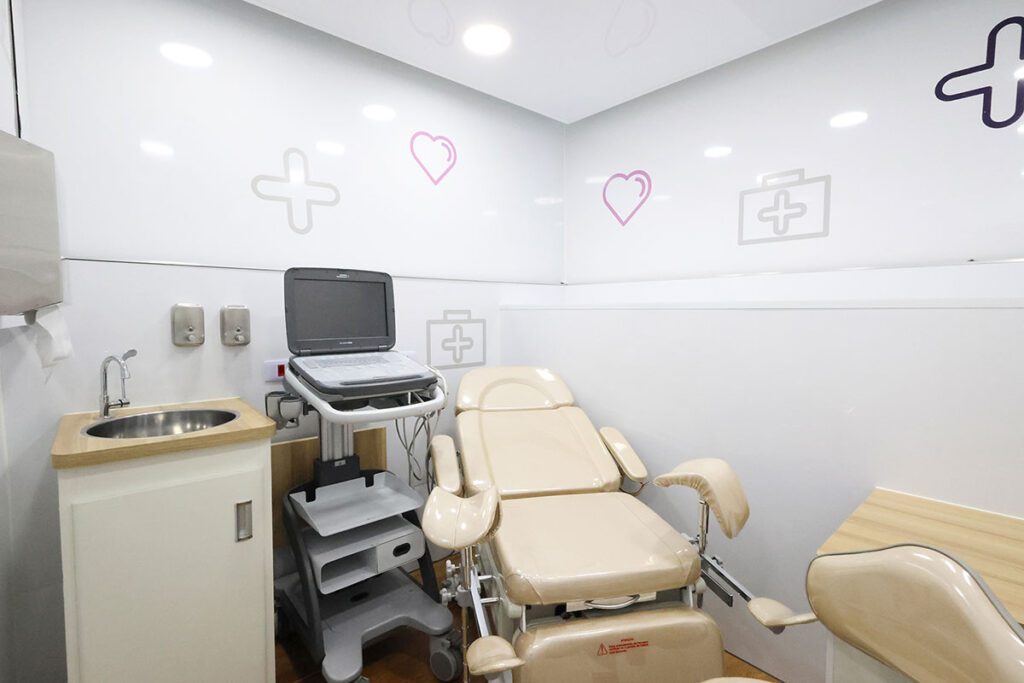Fluxo interno da unidade móvel de saúde